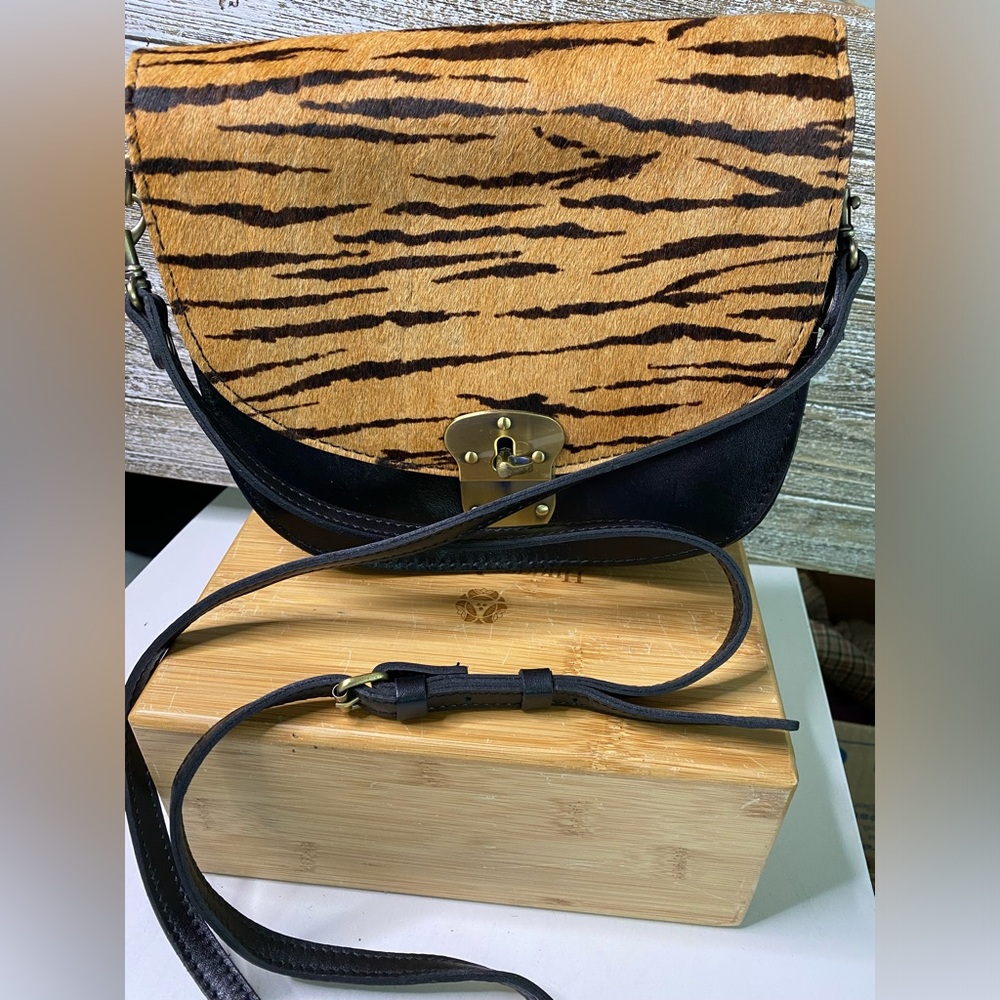 Patricia Nash Battina Small Saddle Crossbody NWT